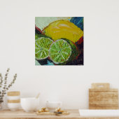 Lemon Limes Fine Art Poster (Küche)