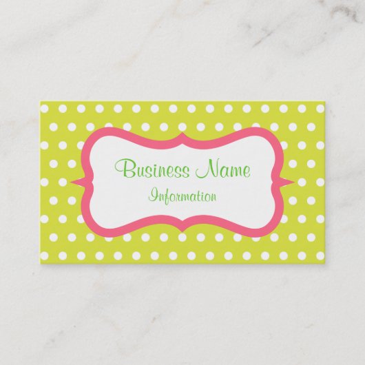 Lemon Limon Citrus Business Card Visitenkarte (Vorderseite)