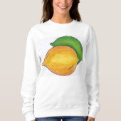 Lemon Limon Citrus Frucht Limes Limes Sweatshirt (Vorderseite)