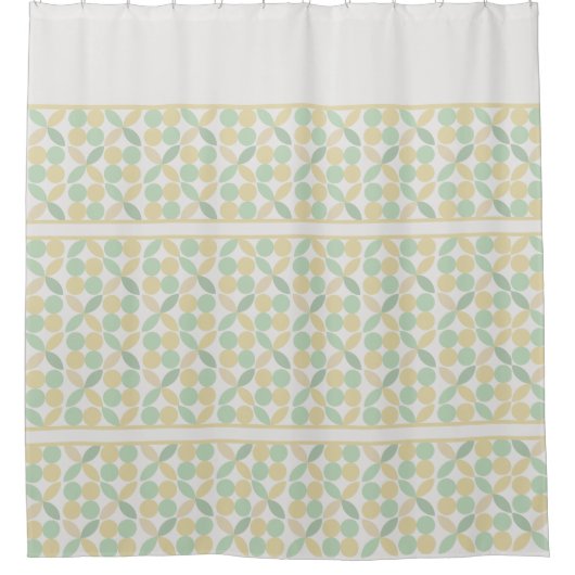 Lemon/Limon Citrus Retro Duschvorhang (Vorderseite)
