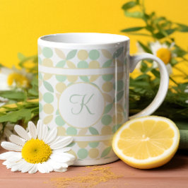 Lemon/Limon Citrus Retro Jumbo-Tasse