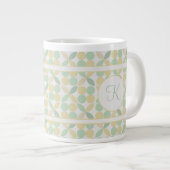 Lemon/Limon Citrus Retro Jumbo-Tasse (Vorderseite Rechts)