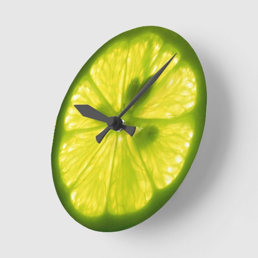 Lemon Limon Clock Runde Wanduhr (Winkel)