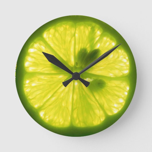 Lemon Limon Clock Runde Wanduhr (Vorderseite)