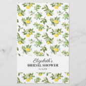 Lemon Limon Greenery Brautparty Game (Rückseite)