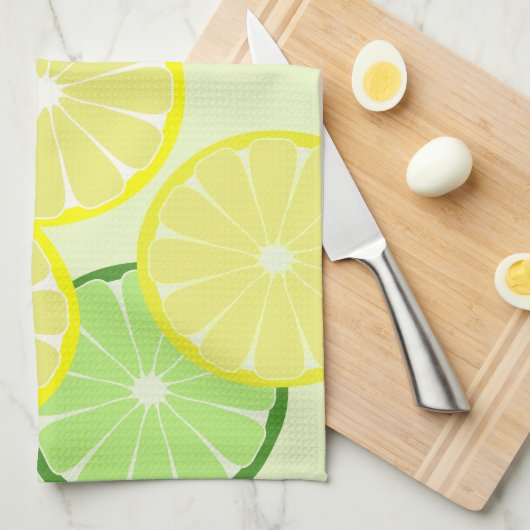 Lemon Limon Kitchenette Handtuchgeschenk Geschirrtuch (Viertel Falte)