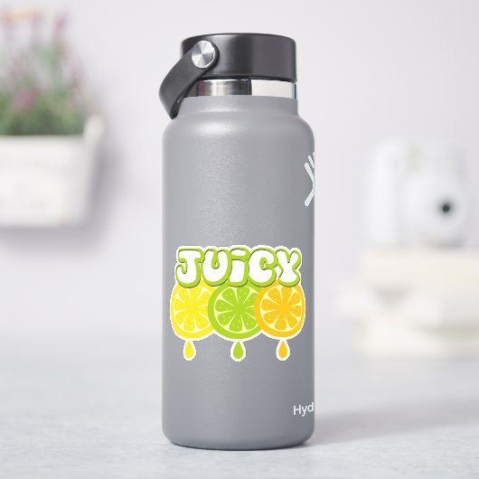 Lemon Limon Orange Frucht Vinyl Sticker (HydroFlask)