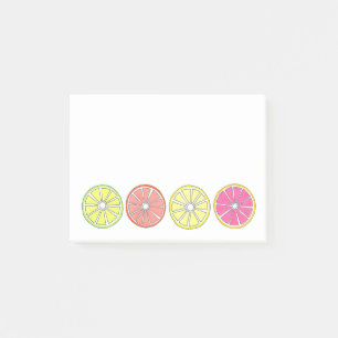 Lemon Limon Orange Grapefruit Citrus Fruit Post-it Klebezettel