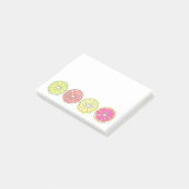 Lemon Limon Orange Grapefruit Citrus Fruit Post-it Klebezettel (angewinkelt)