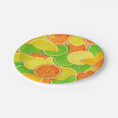 Lemon Limon Orange Pappteller (Schrägansicht)