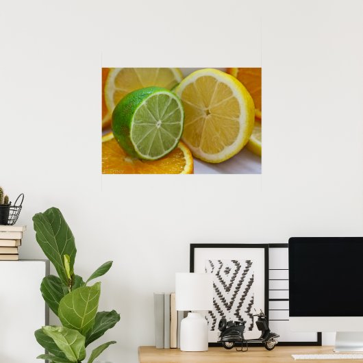 Lemon, Limon & Orange Poster (Heimbüro)