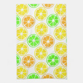 Lemon Limon Orange Slices Pattern Geschirrtuch (Vertikal)