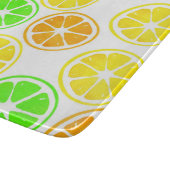 Lemon Limon Orange Slices Pattern Schneidebrett (Ecke)