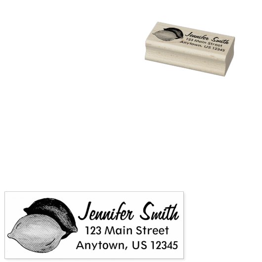 Lemon Limon Tart Sour Citrus Fruit Feinschmecker A Gummistempel (Stempel)