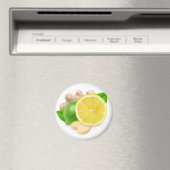 Lemon, Limon und Ingwer Magnet (In Situ (Geschirrspüler))