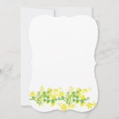 Lemon Limon Vines Hochzeitseinladung Einladung (Rückseite)