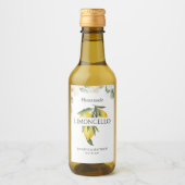 Lemon Limoncello Danke Gastgeschenk Hochzeit Weinetikett (Vorderseite)