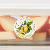 Lemon Limoncello Fruchtgeschenk Etiketten (Befestigt)