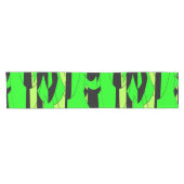 Lemon Limone Abstrakte Kunst Kurzer Tischläufer (Horizontal)