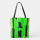 Lemon Limone Abstrakte Kunst Tasche (Rückseite)