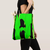 Lemon Limone Abstrakte Kunst Tasche (Von Nahem)