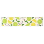 Lemon Limone Kokosnuss und Minze fröhlich fröhlich Kurzer Tischläufer (Horizontal)