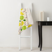 Lemon Limone Kokosnuss und Minze fröhlich fröhlich Sherpadecke (Beispiel)