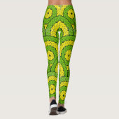 Lemon-Limone Leggings tropischer Rope (Rückseite)
