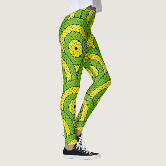 Lemon-Limone Leggings tropischer Rope (Rechts)