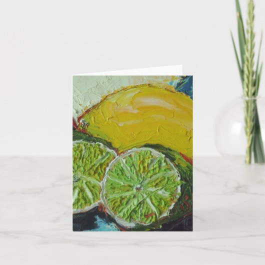 Lemon Limone Note Card Karte (Vorderseite)