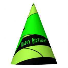 Lemon Limoner Abstrakter Jungle Geburtstag Partyhütchen