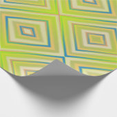 Lemon Limones alternatives Diamantmuster Geschenkpapier (Ecke)