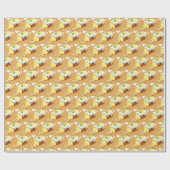 Lemon Loaf Cake Bread With Icing Geschenkpapier (Flach)