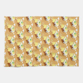 Lemon Loaf Cake Bread With Icing Geschirrtuch (Horizontal)