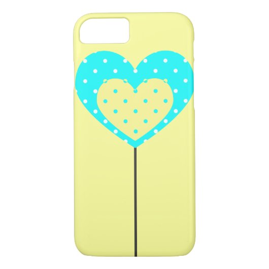LEMON LOLLIPOP HEART PHONE FALL Case-Mate iPhone HÜLLE (Rückseite)