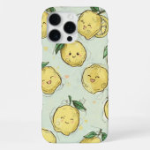 Lemon Love – Helles Gelb Wasserfarbe Zitrone iPhone Hülle (Rückseite)