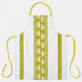 Lemon Luxury Jacquard Stripes Schürze (Vorderseite)