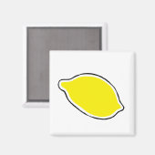 Lemon Magnet (Vorderseite/Rückseite)