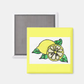 Lemon Magnet (Vorderseite/Rückseite)