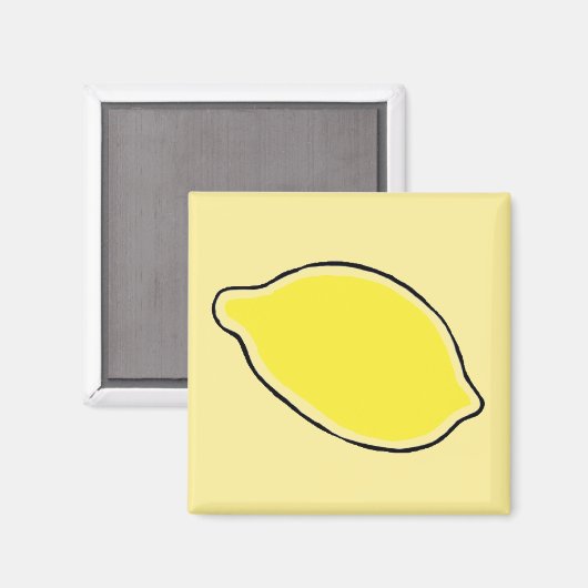 Lemon Magnet (Vorderseite/Rückseite)