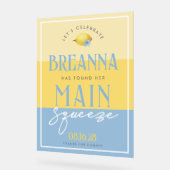 Lemon Main Squeeze 3 Shade Acrylic Begrüßungszeich Acrylschild (Winkel)