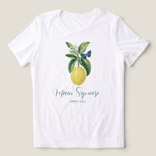 Lemon Main Squeeze Baby Shower Familienmitglied Tri-Blend Shirt