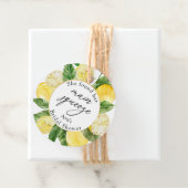 Lemon Main Squeeze Brautparty Classic Geschenkanhänger (Beispiel)