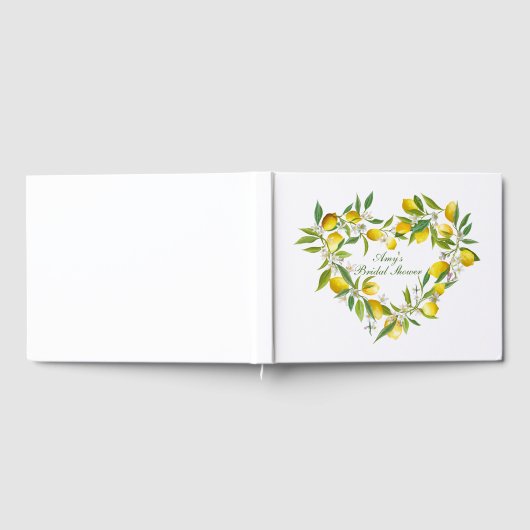 Lemon Main Squeeze Brautparty Gästebuch (Voll)