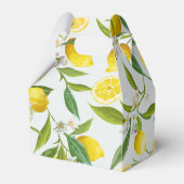 Lemon Main Squeeze Brautparty Gevor Box Geschenkschachtel (Rückseite)