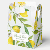 Lemon Main Squeeze Brautparty Gevor Box Geschenkschachtel (Geöffnet)