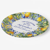 Lemon Main Squeeze Brautparty Pappteller (Schrägansicht)