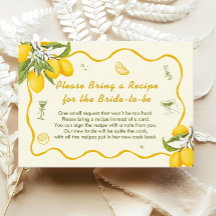 Lemon Main Squeeze Brautparty Rezept Anfrage