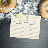 Lemon Main Squeeze Brautparty Rezept Card