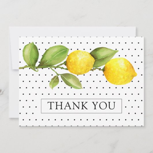 Lemon Main Squeeze Brautparty Vielen Dank (Vorderseite)